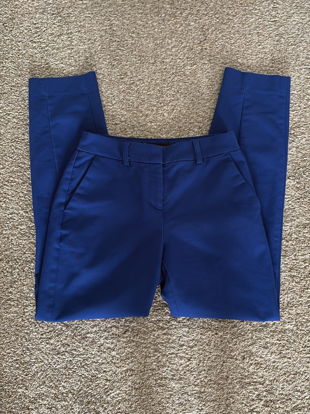 Express Straight Leg Pants in Royal Blue